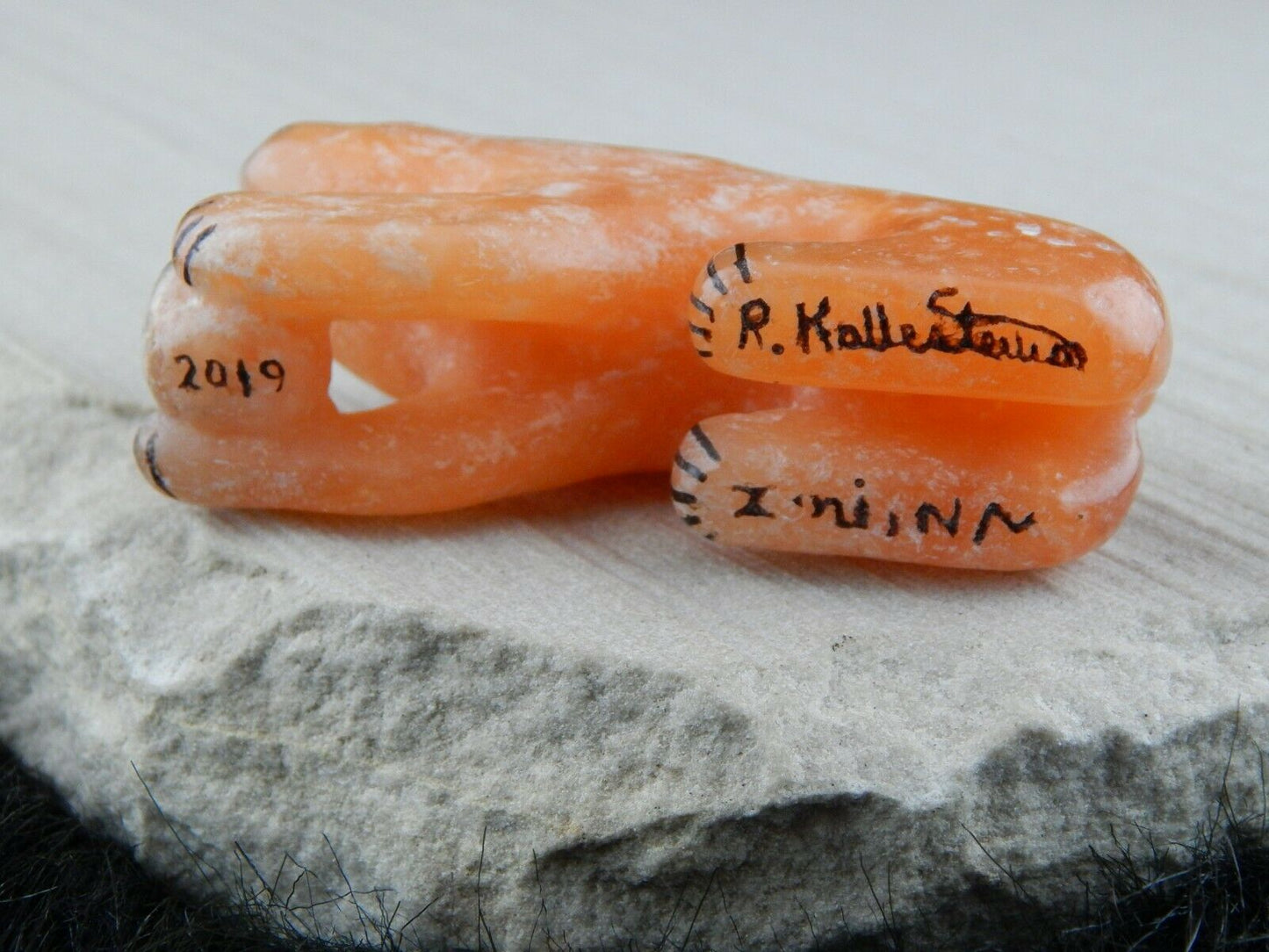 Bear Zuni Fetish Carving - Rickson Kallestewa - High Lonesome Trading