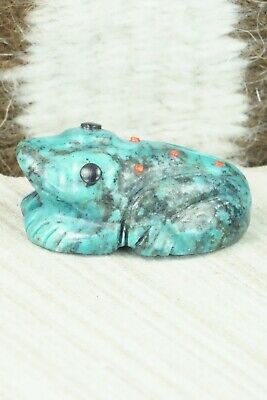 Frog Zuni Fetish Carving - Reynold Lunasee