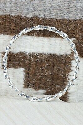 Sterling Silver Bangle - Elaine Tahe