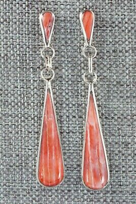 Spiny Oyster & Sterling Silver Earrings - Ashbary Gasper