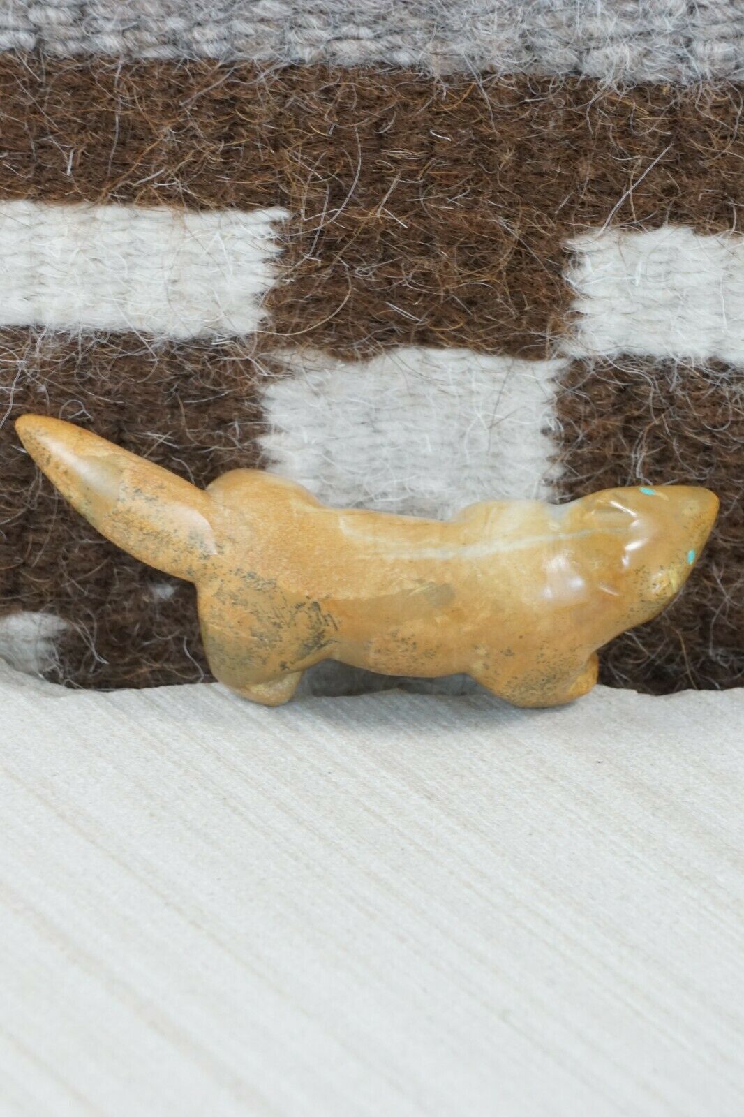 Mole Zuni Fetish Carving - Enrike Leekya