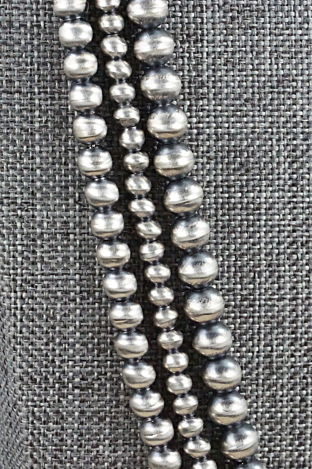 Sterling Silver Navajo Pearl Necklace - Jan Mariano