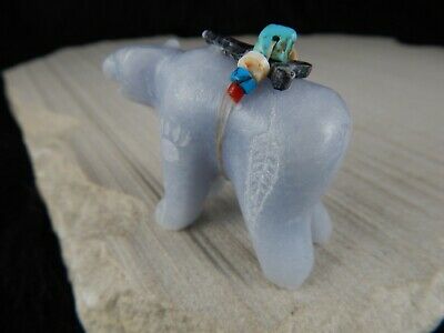 Bear Zuni Fetish - Narren Bowannie - Zuni Bear Carving - High Lonesome Trading