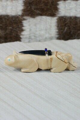 Mountain Lion Zuni Fetish Carving - Alex Tsethlikai - High Lonesome Trading