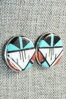 Multi Stone & Sterling Silver Earrings - Leif Esalio