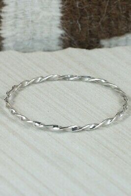 Sterling Silver Bangle - Elaine Tahe