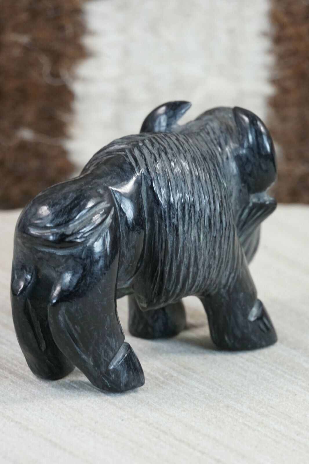 Buffalo Zuni Fetish Carving - Jonas Hastito