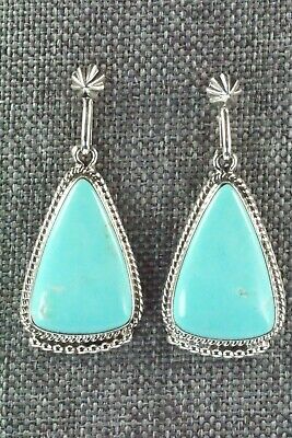 Turquoise & Sterling Silver Earrings - Sharon McCarthy