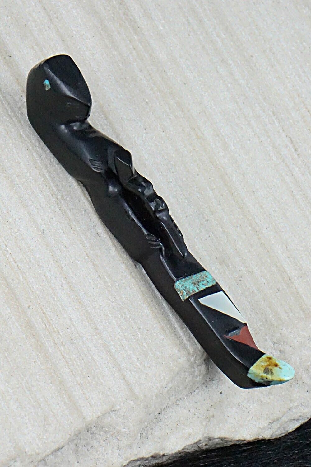 Otter Zuni Fetish Carving - Steven Natachu