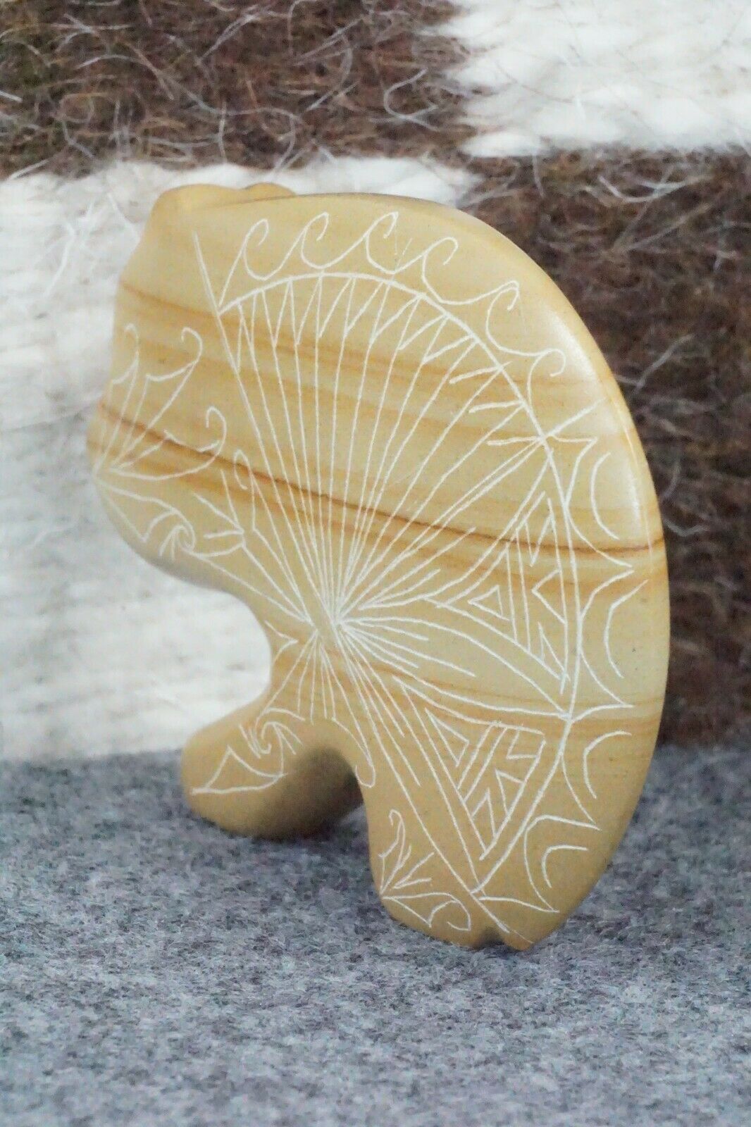 Bear Zuni Fetish Carving - Jonathan Natewa - High Lonesome Trading