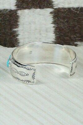 Turquoise and Sterling Silver Bracelet - Harry Yazzie - High Lonesome Trading