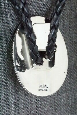 Turquoise & Sterling Silver Bolo Tie - Wilbert Muskett Sr.