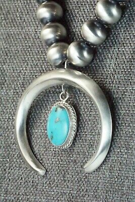 Turquoise & Sterling Silver Pearl Necklace - Jan Mariano - High Lonesome Trading