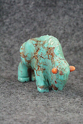 Buffalo Zuni Fetish Carving - Andres Quandelacy