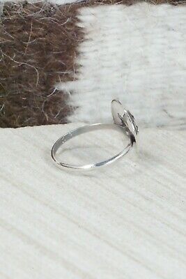 Turquoise & Sterling Silver Ring - Leta Parker - Size 9