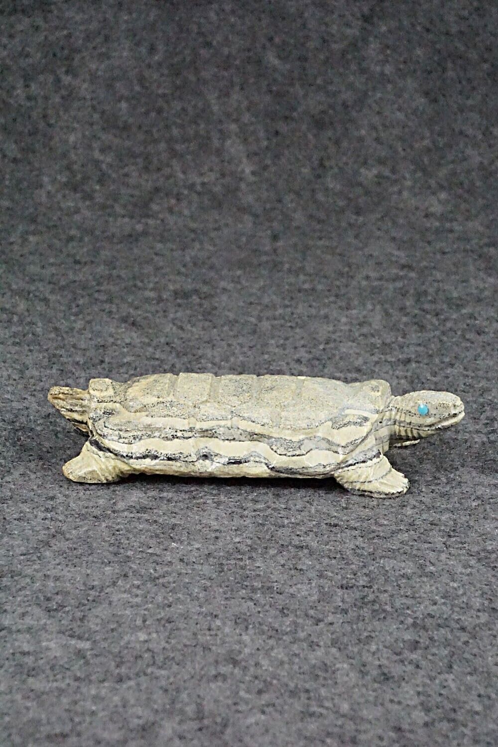 Turtle Zuni Fetish Carving - Herbert Him