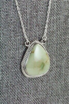 Turquoise & Sterling Silver Necklace - Annie Spencer