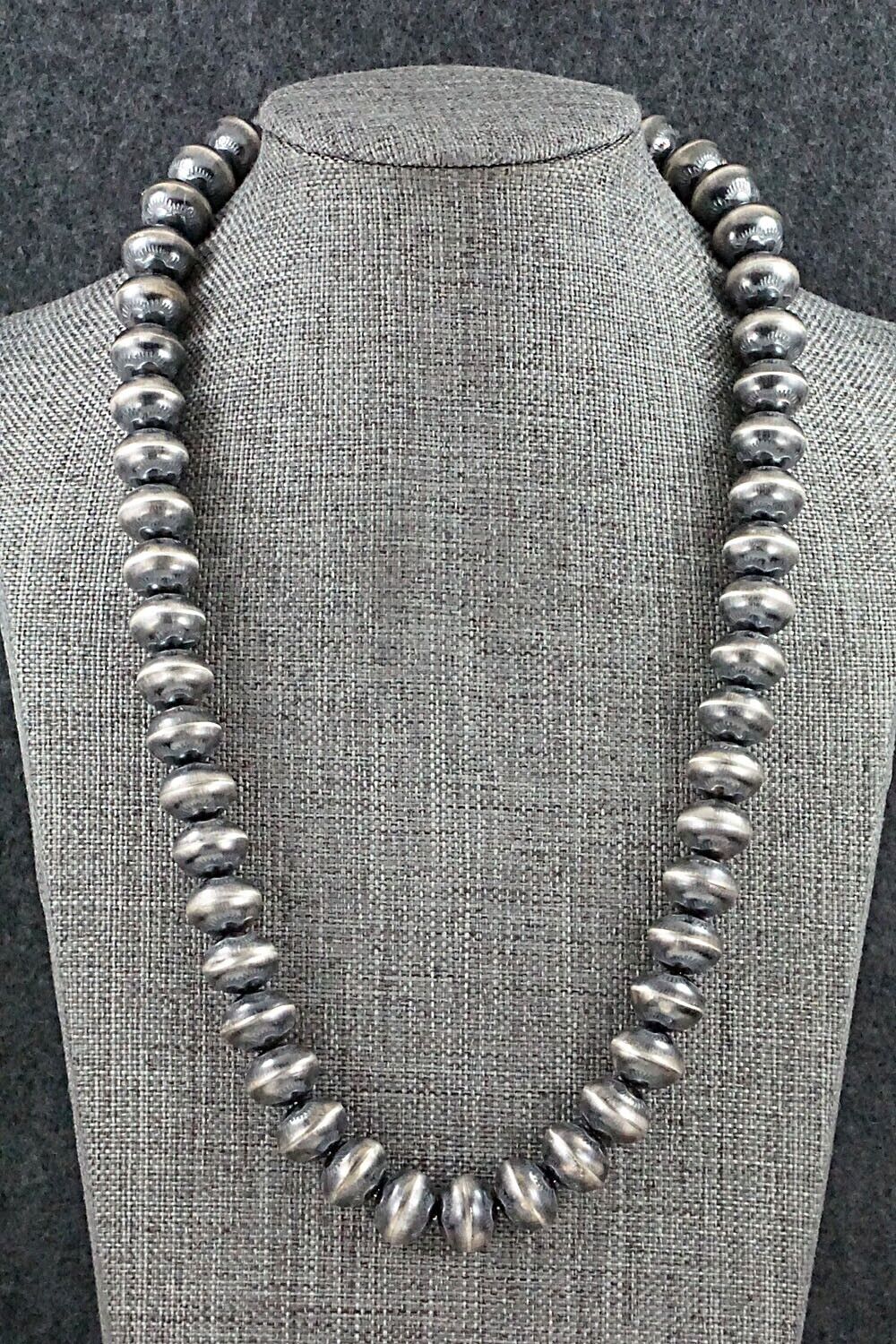 Sterling Silver Navajo Pearl Necklace - Michelle James