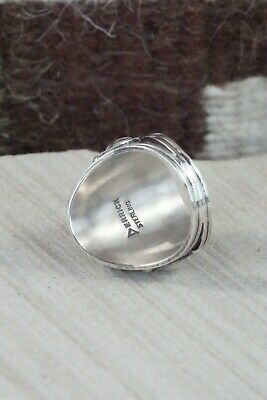 Turquoise & Sterling Silver Ring - Derrick Gordon - Size 10