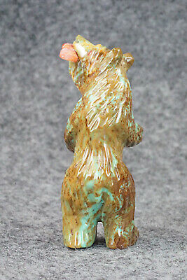 Bear Zuni Fetish Carving - Andres Quandelacy