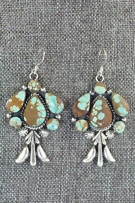 Turquoise & Sterling Silver Earrings - Bobby Platero