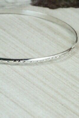 Sterling Silver Bangle - Elaine Tahe