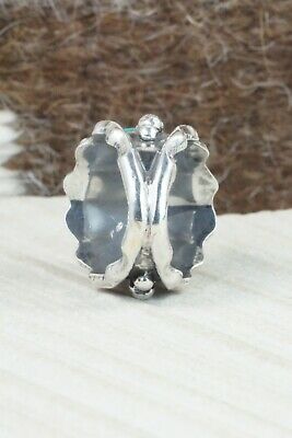Turquoise & Sterling Silver Ring - Andrew Vandever - Size 6.75