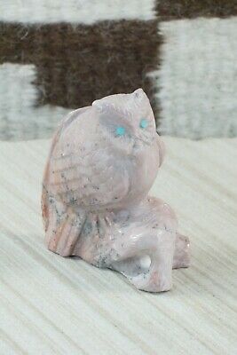 Owl Zuni Fetish Carving - Derrick Kaamasee