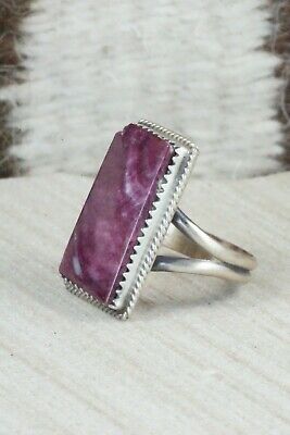 Spiny Oyster & Sterling Silver Ring - Selina Warner - Size 8