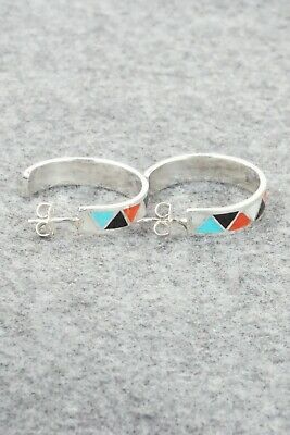 Multi Stone & Sterling Silver Earrings - Claudine Haloo