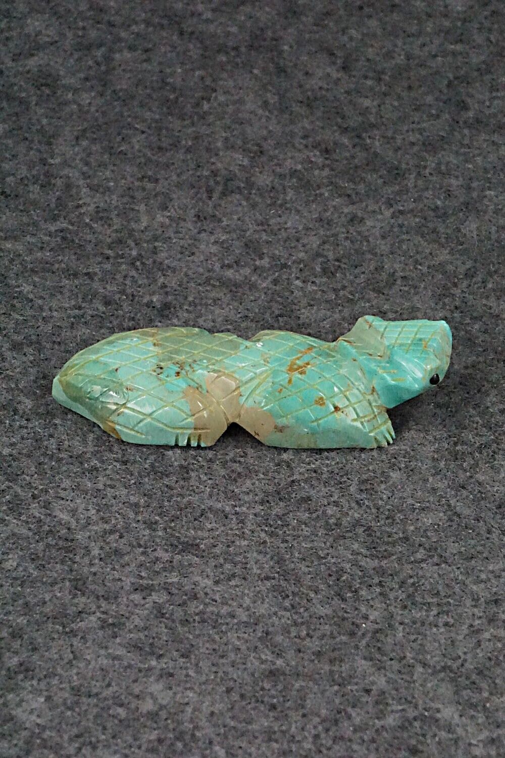 Horned Toad Zuni Fetish Carving - Danette Laate