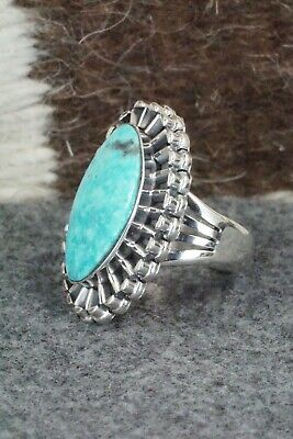 Turquoise & Sterling Silver Ring - Jimson Belin - Size 6