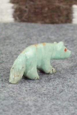 Wolf Zuni Fetish Carving - Andres Quandelacy