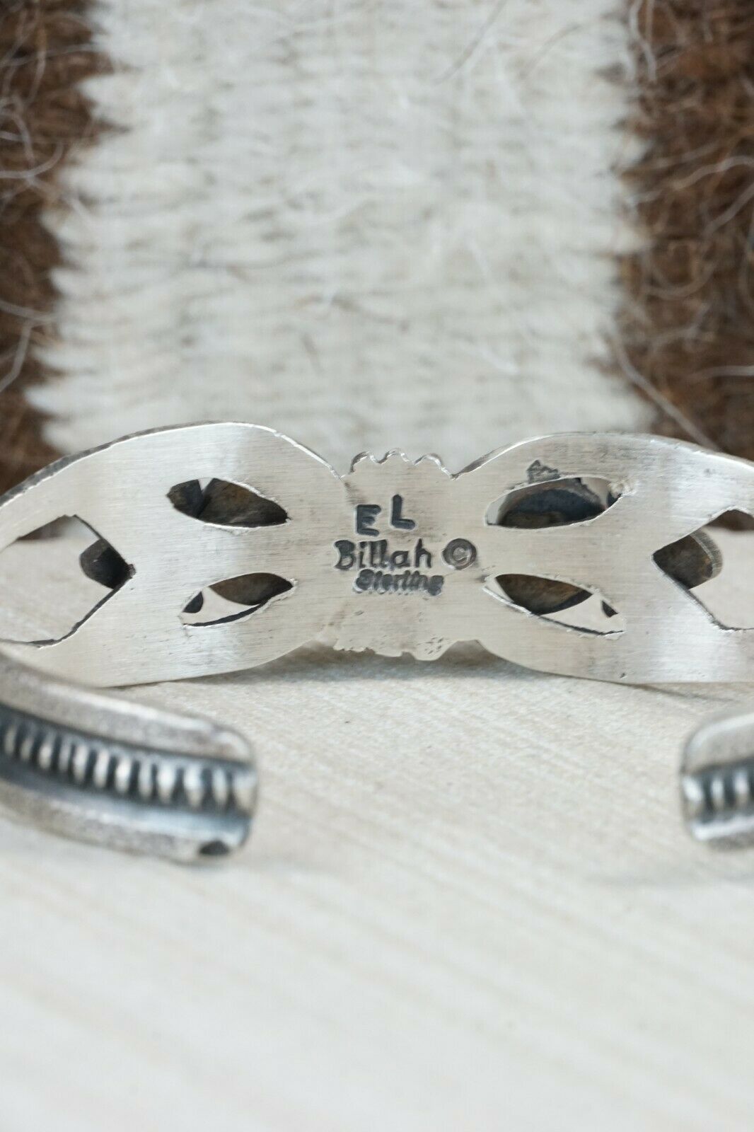 Turquoise and Sterling Silver Bracelet - Eva & Linberg Billah