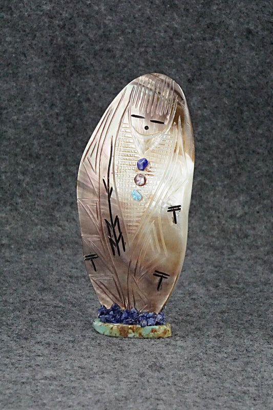 Corn Maiden Zuni Fetish Carving - Gloria Chattin
