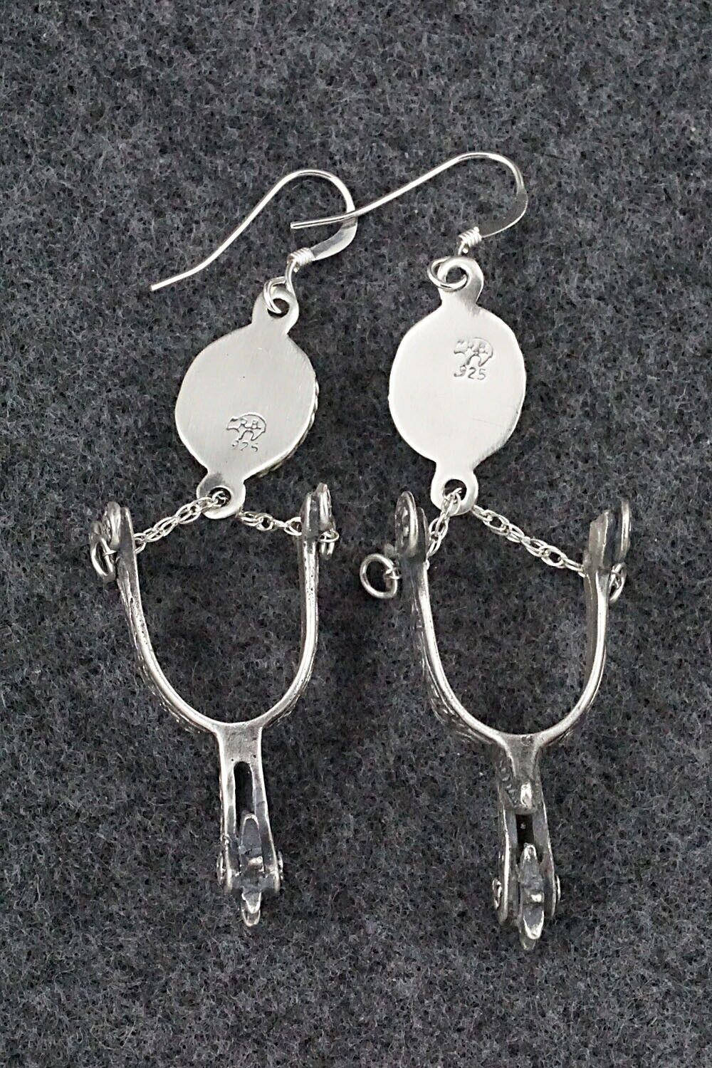 Turquoise & Sterling Silver Earrings - Annie Spencer