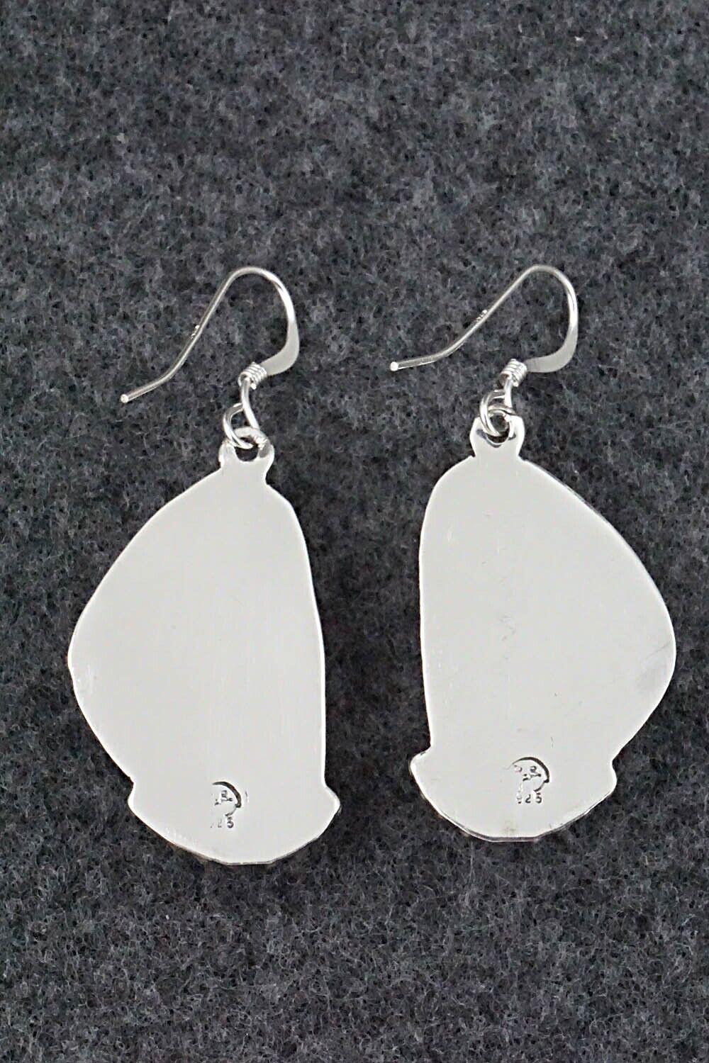 White Buffalo & Sterling Silver Earrings - Sharon McCarthy
