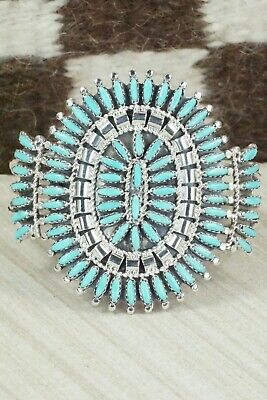 Zuni Turquoise & Sterling Silver Bracelet - Nathaniel Nez