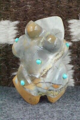 Frog Zuni Fetish Carving - Enrike Leekya