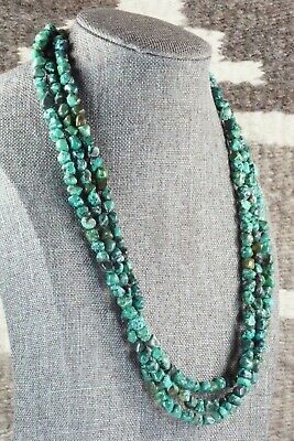Turquoise & Sterling Silver Necklace - Navajo