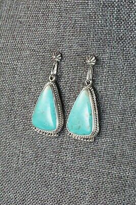 Turquoise and Sterling Silver Earrings - Sharon McCarthy