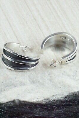 Sterling Silver Hoop Earrings - Tom Hawk