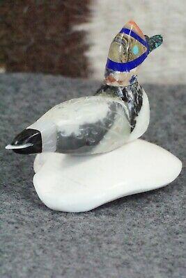 Duck Zuni Fetish Carving - Sullivan Shebola - High Lonesome Trading