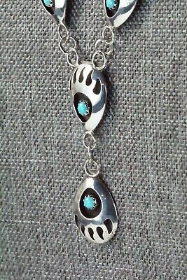 Turquoise & Sterling Silver Necklace - Leta Parker