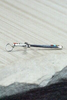 Multi Stone & Sterling Silver Pendant - Lynette Bowannie
