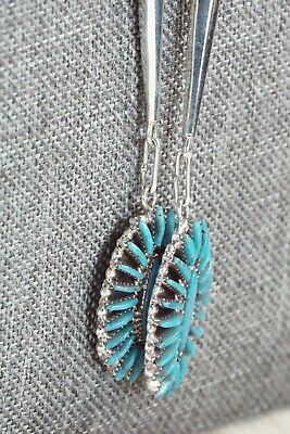 Turquoise & Sterling Silver Bolo Tie - Edmund Cooeyate