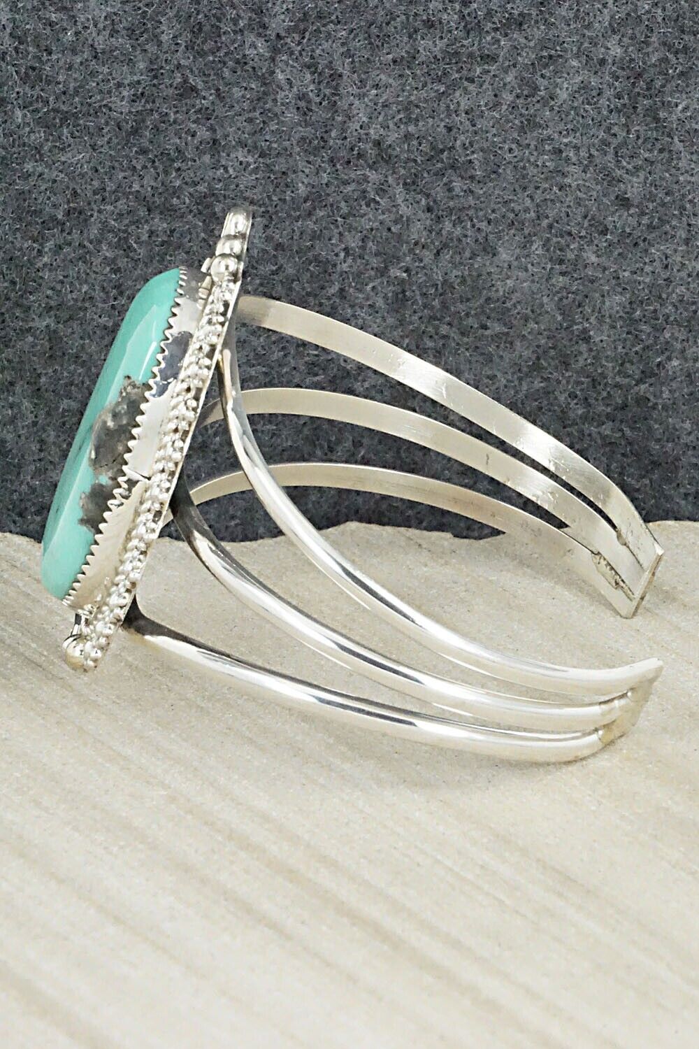 Turquoise & Sterling Silver Bracelet - Donavan Nez