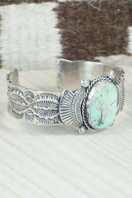 Turquoise & Sterling Silver Bracelet - Garrett Hale - High Lonesome Trading