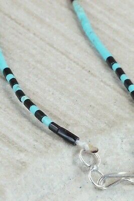 Turquoise, Shell, Coral & Sterling Silver Necklace - Esquipula Tenorio
