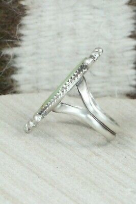 Turquoise & Sterling Silver Ring - Selina Warner - Size 8